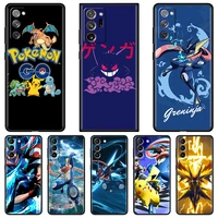 cartoon anime pokemon soft case for samsung galaxy s22 ultra s20 fe s21 plus s10 lite s9 s8 s10e s7 edge silicone phone cover