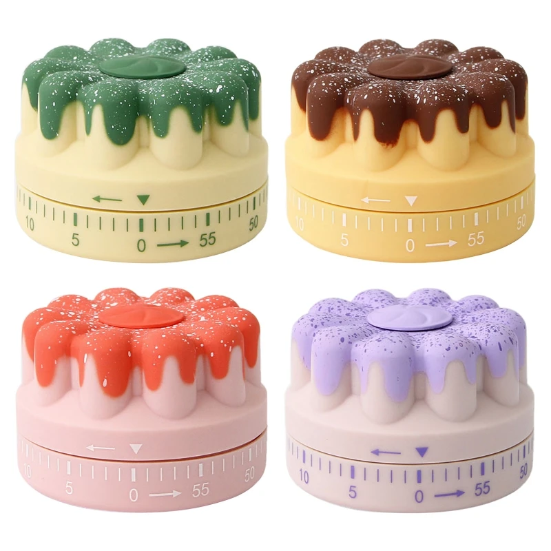 

83XC напоминание о готовке механический таймер в форме пудинга кухонный ручной будильник Счетчик Таймеры для дома подарок для кухни бытовой