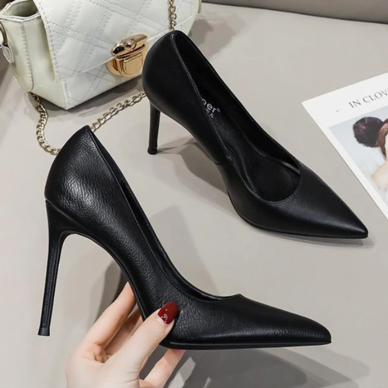 Туфли-лодочки женские на высоком каблуке шикарные брендовые Нескользящие со