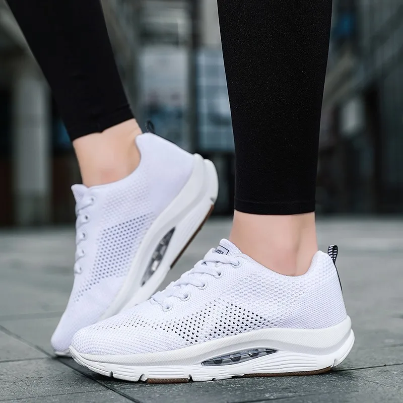 

Women Casual Platform Shoes Fashion High Heels Shoes Woman Wedges Women White Sneakers Shoes Heigh Increasing zapatos mujer