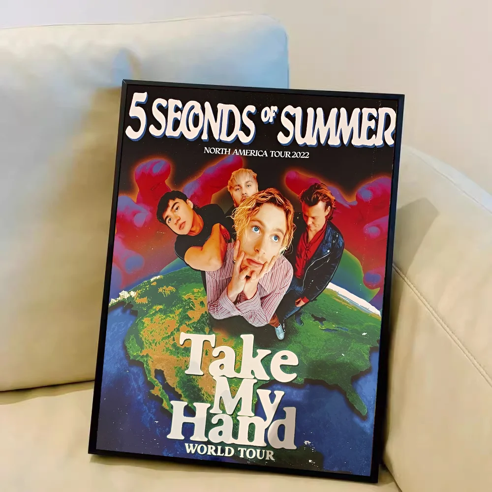 

Наклейка-плакат 5 S-Seconds Of S-Summer Band