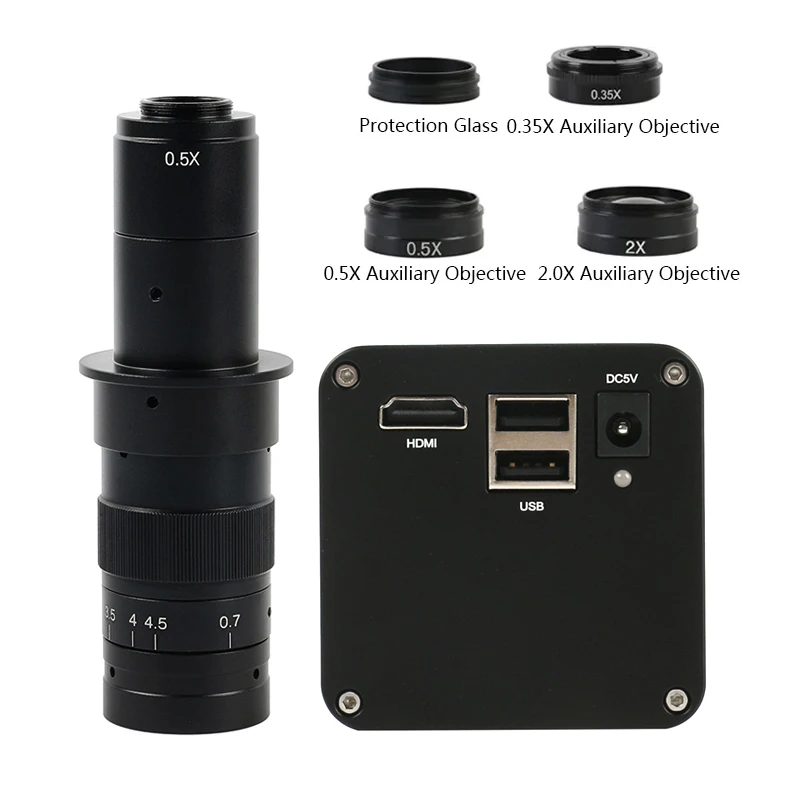 

Микроскоп с камерой SONY IMX385 HDMI, 2 Мп, 1080P, 60 к/с, 1/1 дюйма