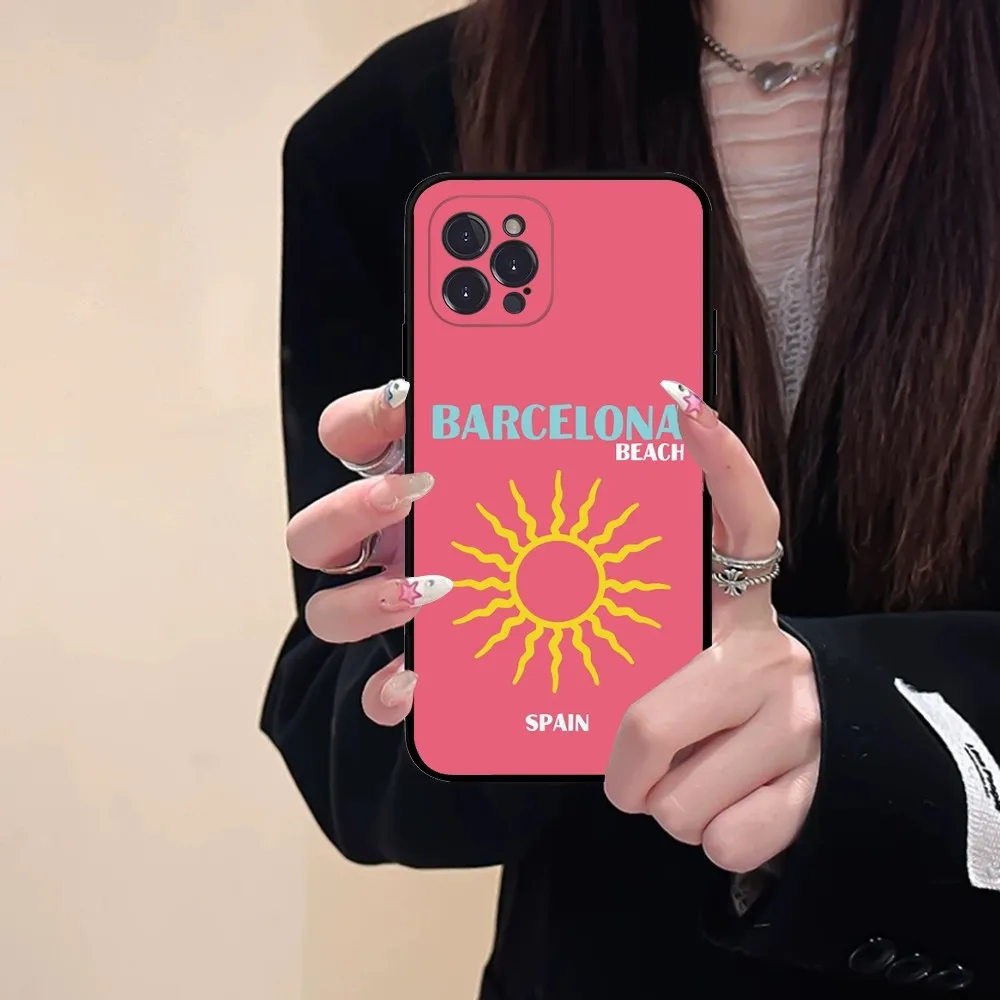 Чехол для телефона Bali Ibiza Capri Bondi Palm мягкий силиконовый чехол Iphone 16 15 14 13 12 11 Pro Mini XS