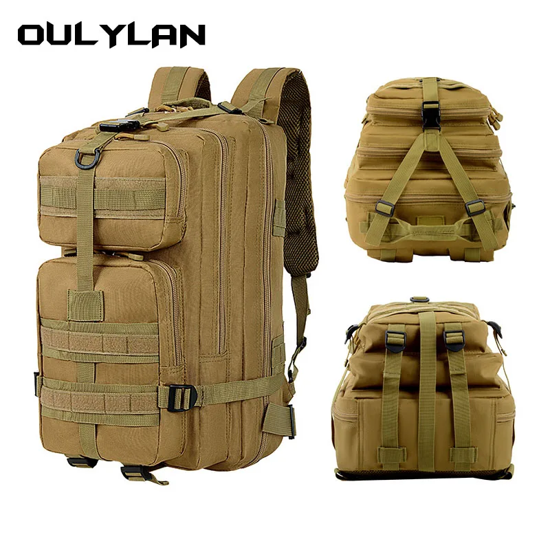 

2023 Outdoor Camping Backpack Waterproof Military Capacity 35L Bag Outdoor Camping Mountaineering Hiking Rucksack Medium Size