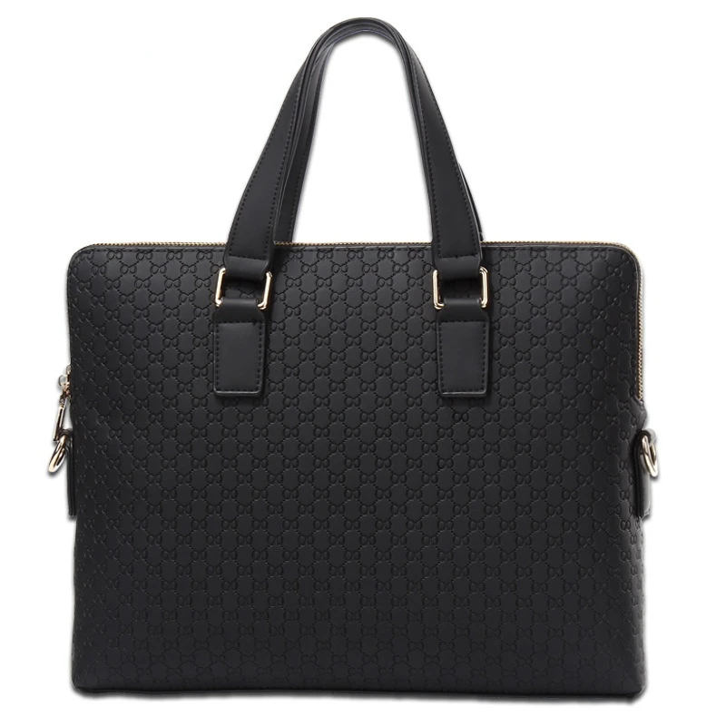 Men's Bag Genuine Leather Men Briefcase Laptop 14 Inches New Business Briefcase Handbag  Business Portfolio for Document A4