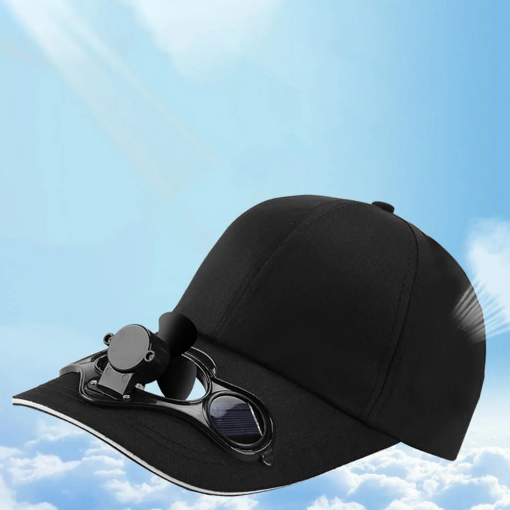

New Fan Baseball Hat Solar Cooling Hat Household Fans Novelty Clothing For Women Men Sports Clothing Accessories Baseball Cap
