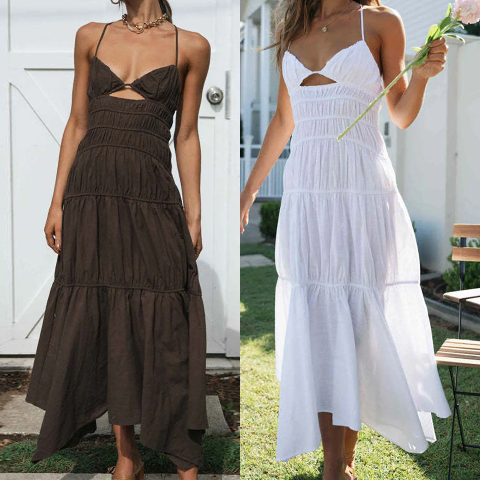 

Элегантное однотонное ажурное платье, модные облегающие платья неправильной формы с открытыми плечами, Летние повседневные шикарные женские вечерние платья из искусственной кожи