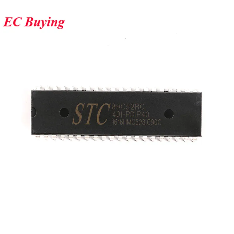 STC89C52RC STC89C52RC-40I PDIP40 STC 89C52RC DIP-40 MCU Улучшенный 1T 8051 один чип микрокомпьютер EEPROM ISP