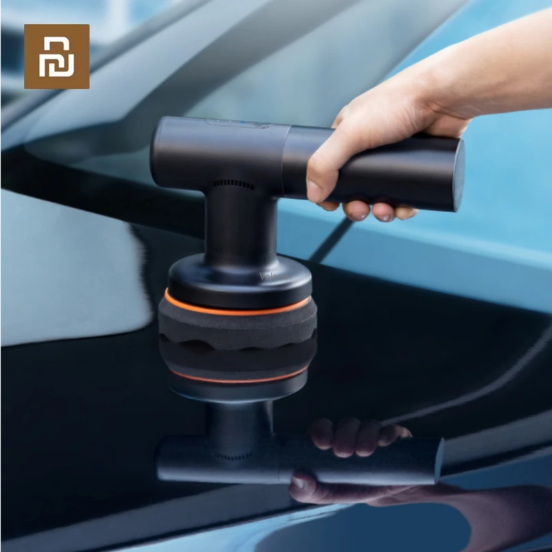 2022 Youpin Wireless Polisher Portable Car Electric Polishing Machine Adjustable Speed Auto Waxing Tools 3800 Rpm Waxer