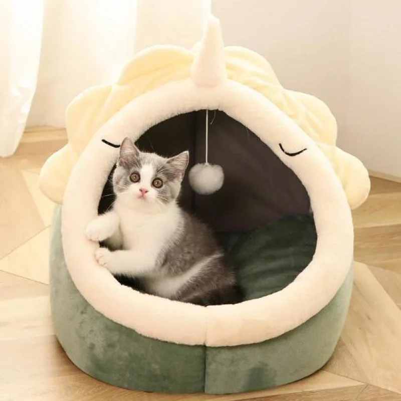 

Tent Warm For Mat Comfort Accessories House Kitten Cat Pet Bed Sleep Deep Cat’s Cushion Cave Котов Для Basket Nest Puppy