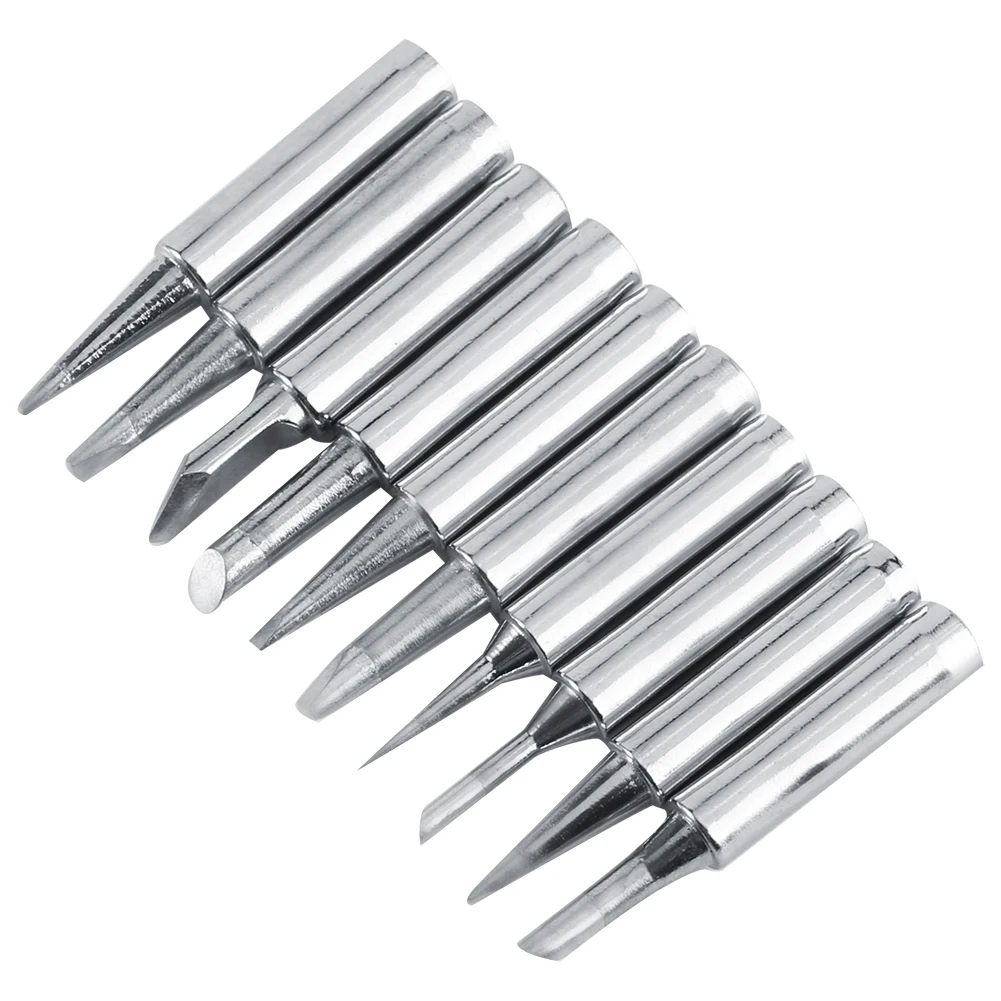 

Lead-free Copper Solder Iron Tips 900M-T For Soldering Rework Station (10 soldering tips only) Soldering