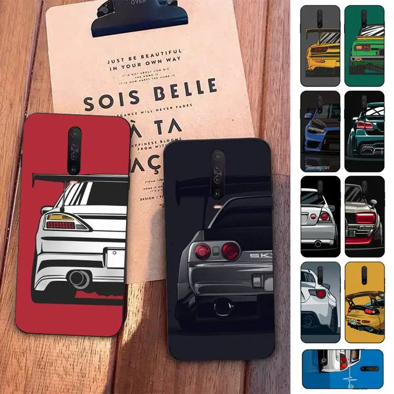 

Japan JDM Sports Cars Comic Phone Case for Redmi 5 6 7 8 9 A 5plus K20 4X S2 GO 6 K30 pro