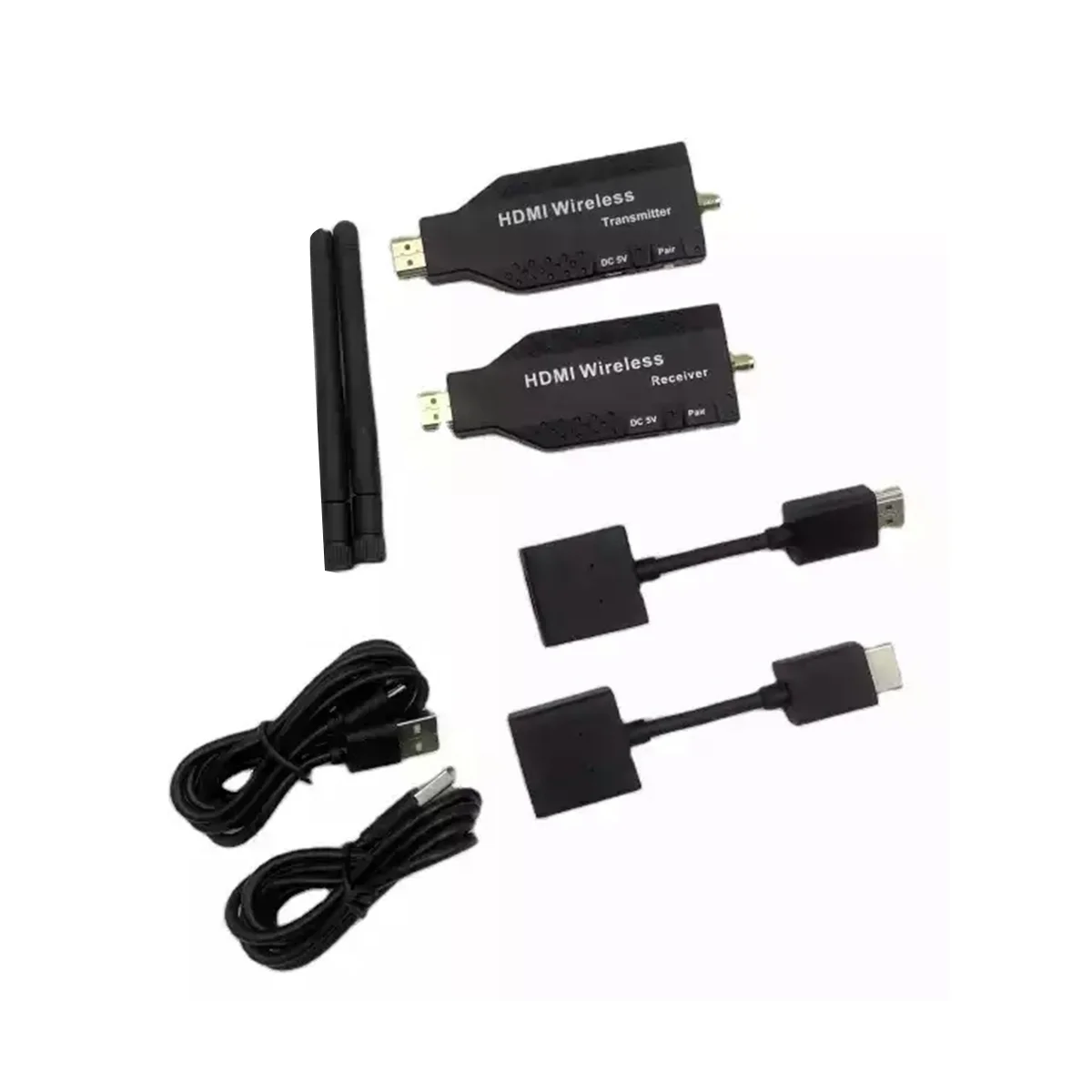 

Wireless HDMI-Compatible Extender Video Transmitter Receiver Screen Share Display Dongle Adapter for PS4 DVD PC to TV