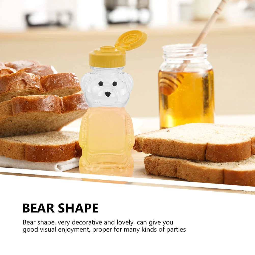 8 шт. бутылка для воды медведь мед сок молоко напиток детские очки сжимаемая банка