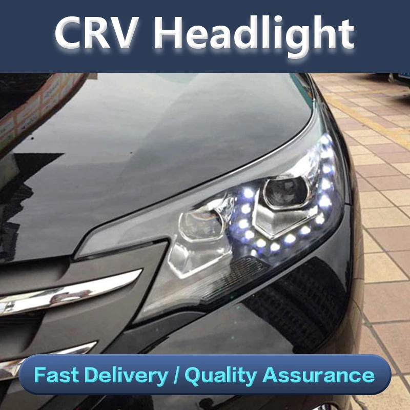 

Светодиодный ные фары для Toyota CRV 2012-2014, передние фары DRL, светодиодный дневные ходовые огни
