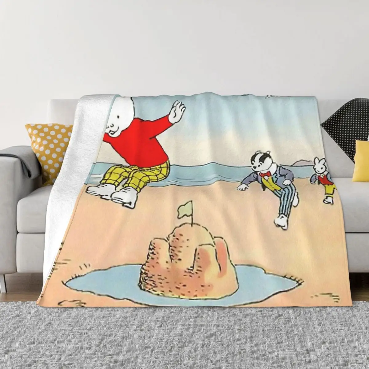 

Портативные теплые одеяла Rupert the Bear для путешествий