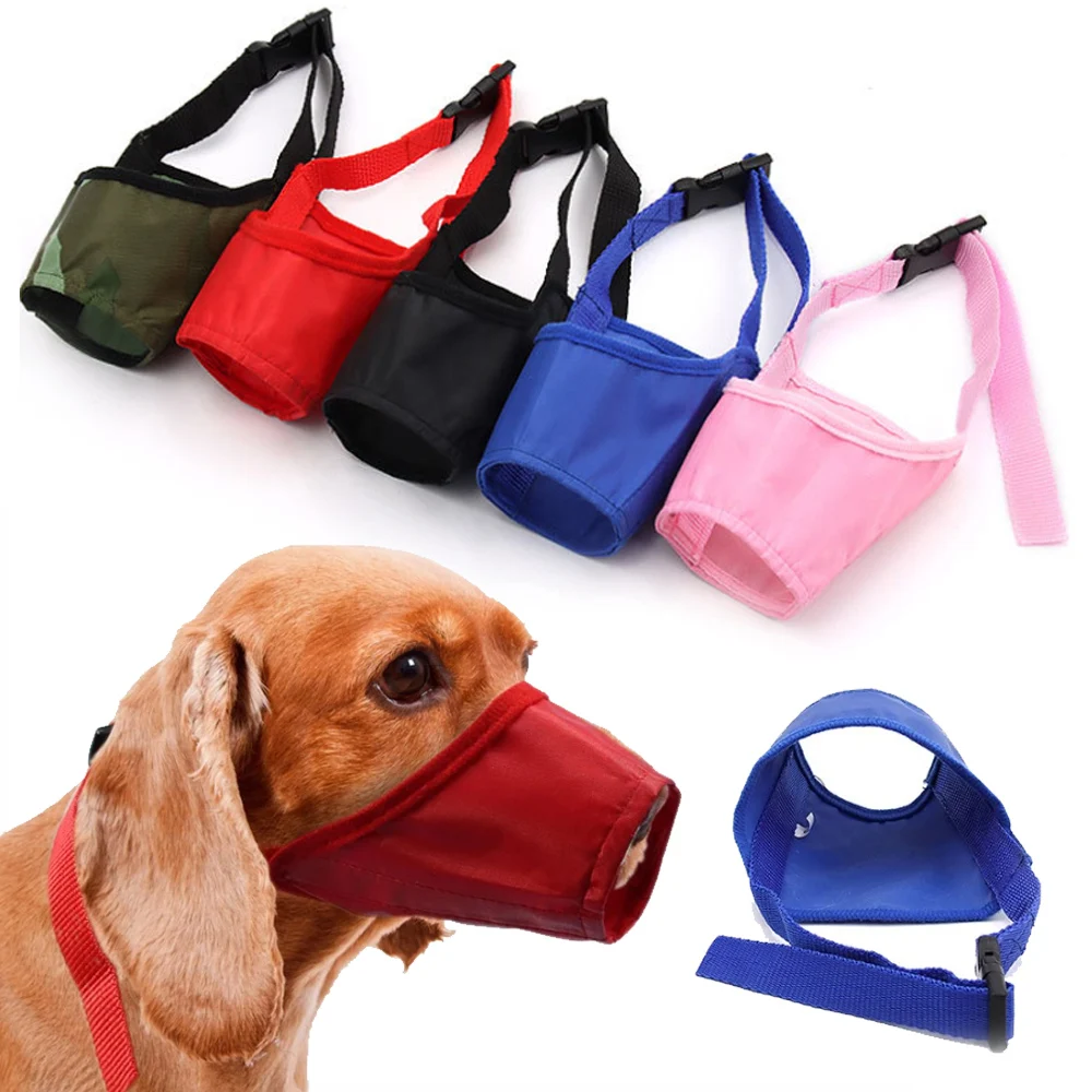 

Намордник для собак, регулируемый сетчатый дышащий намордник для больших и маленьких собак, нейлоновые ремешки, аксессуары для собак