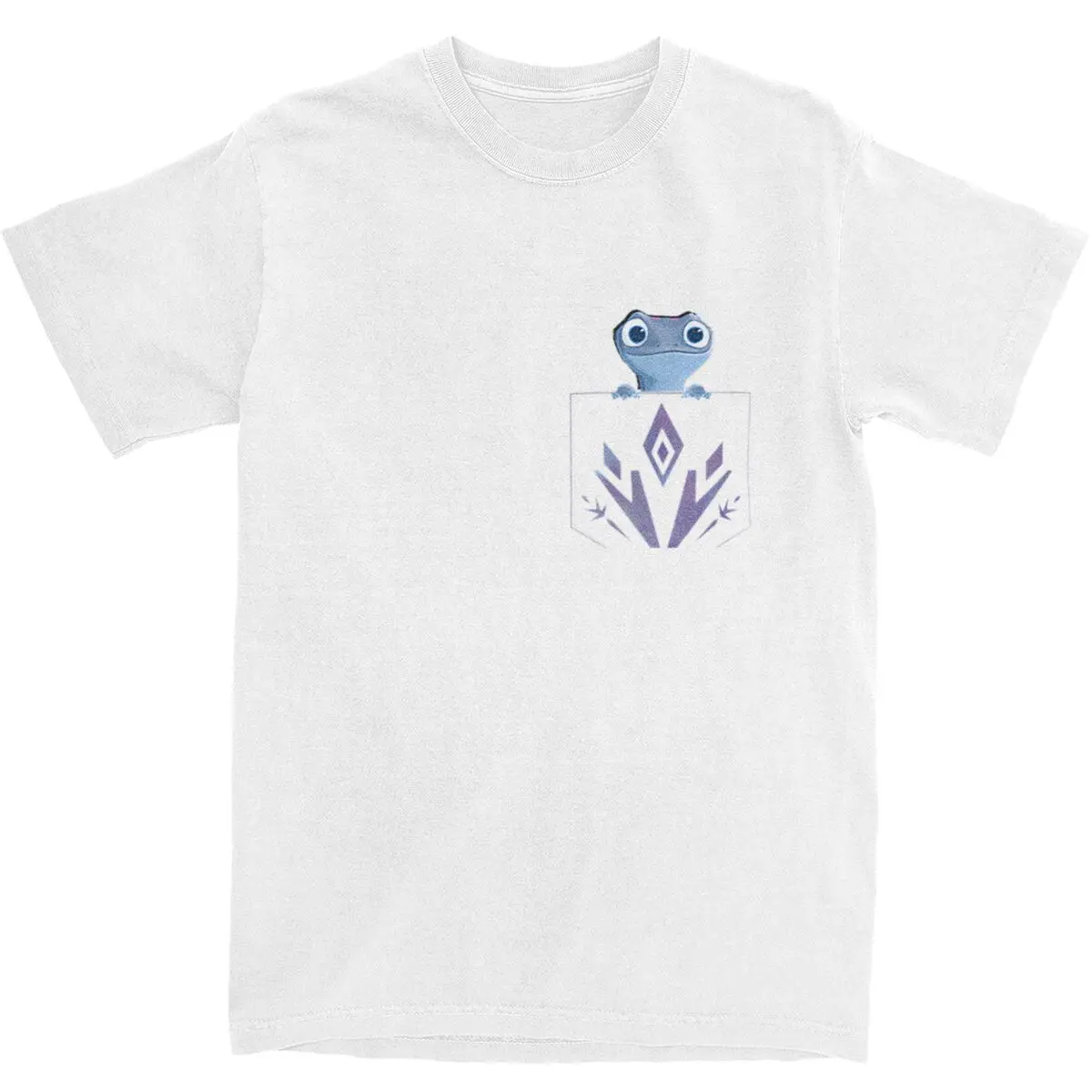 Уличная футболка Frozen 2 Bruni Pocket 100 хлопковые футболки модная мужская на лето Y2K