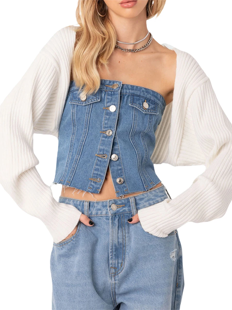 

Женский вязаный кардиган с длинным рукавом, однотонный Повседневный Кардиган с открытой передней частью, весна-осень