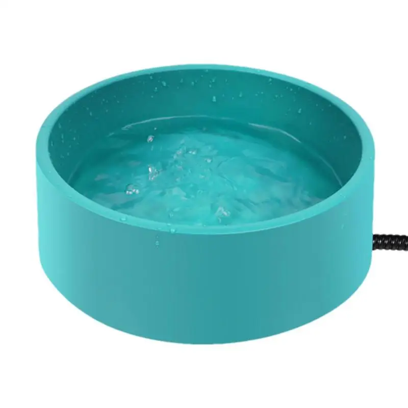 

Heated Water Bowl portable Heated Cat Dog Food Plate Insulated Water Bowl reuseable spill proof food water bowl for pets
