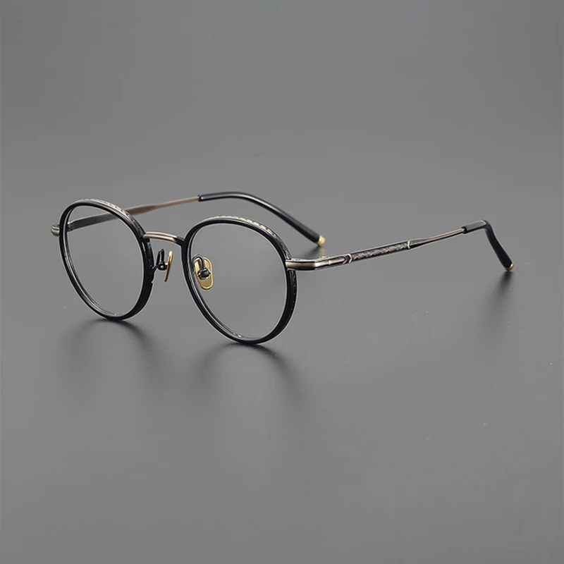 Оправа для очков Мужская с круглой оправой литературные оптические Рецептурные
