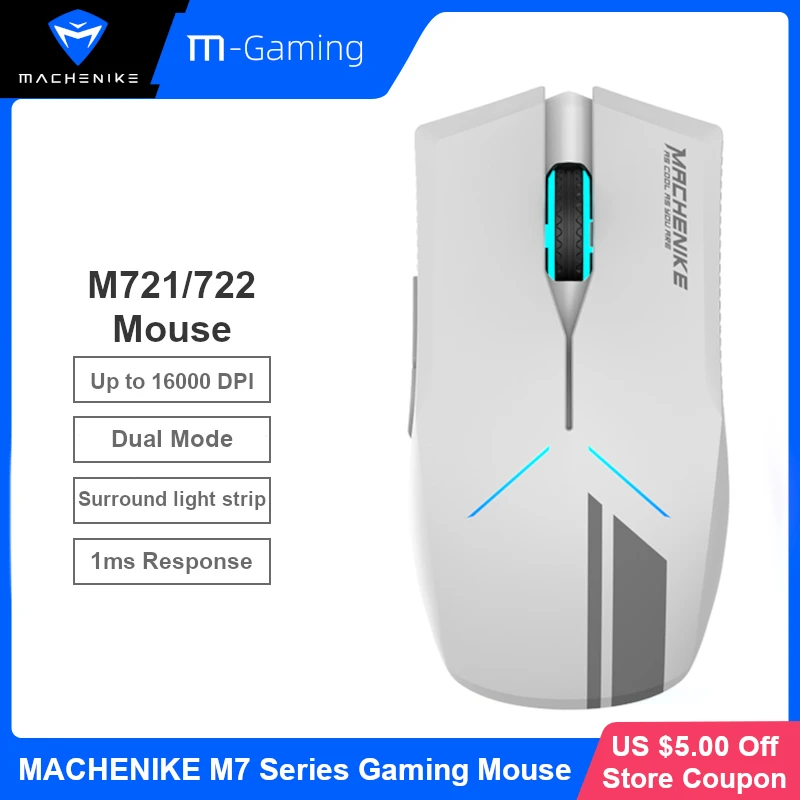 Мышь игровая Machenike M7 16000 DPI программируемая перезаряжаемая 95 ГГц |