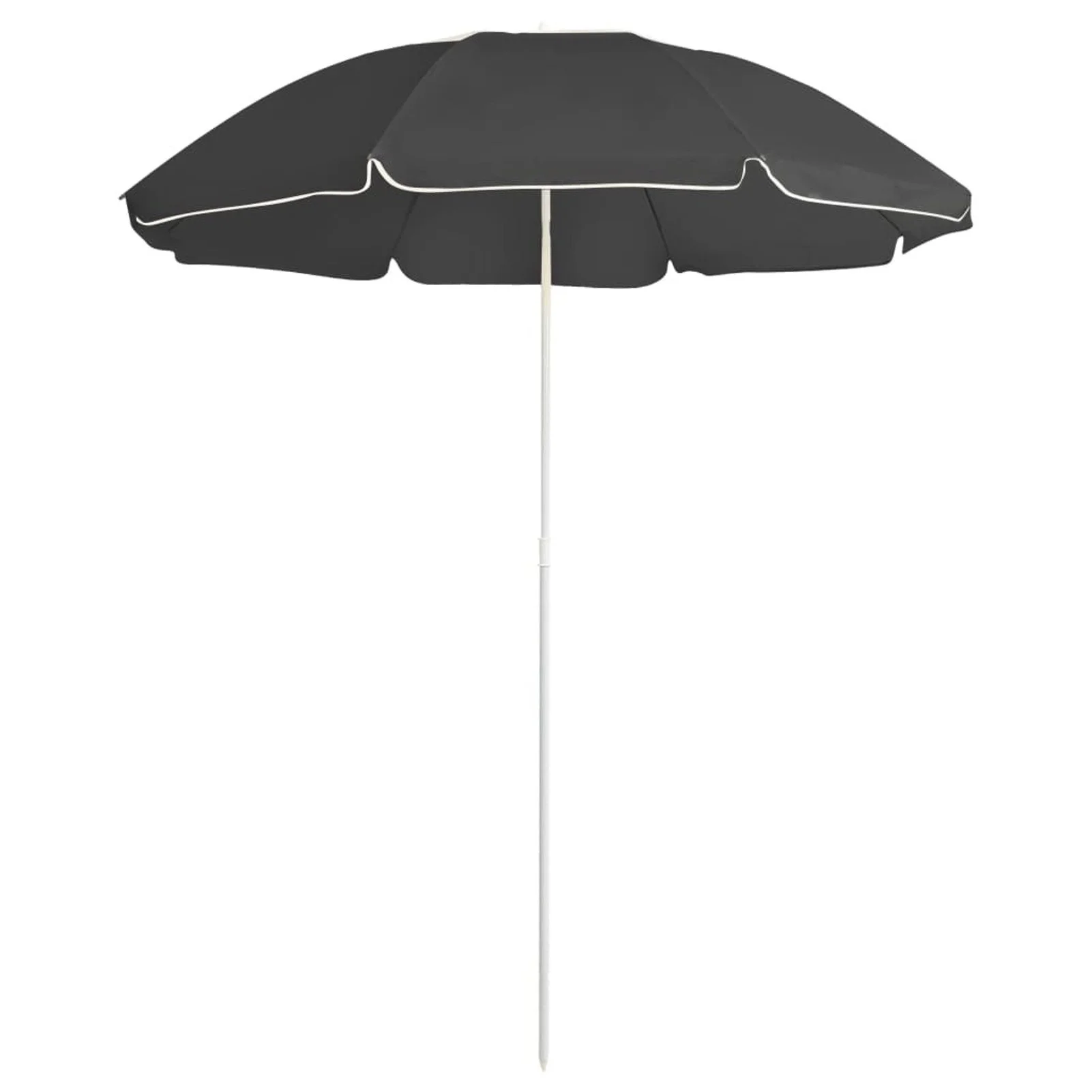 Outdoor Parasol with Steel Pole Anthracite 70.9