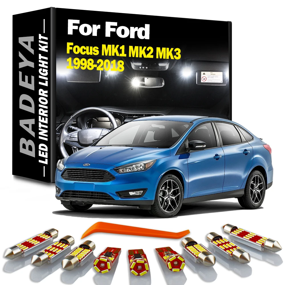 

Ярсветильник комплект BADEYA для Ford Focus MK1, MK2, MK3, 1998-2013, 2014, 2015, 2016, 2017, Автомобильные светодиодные лампы