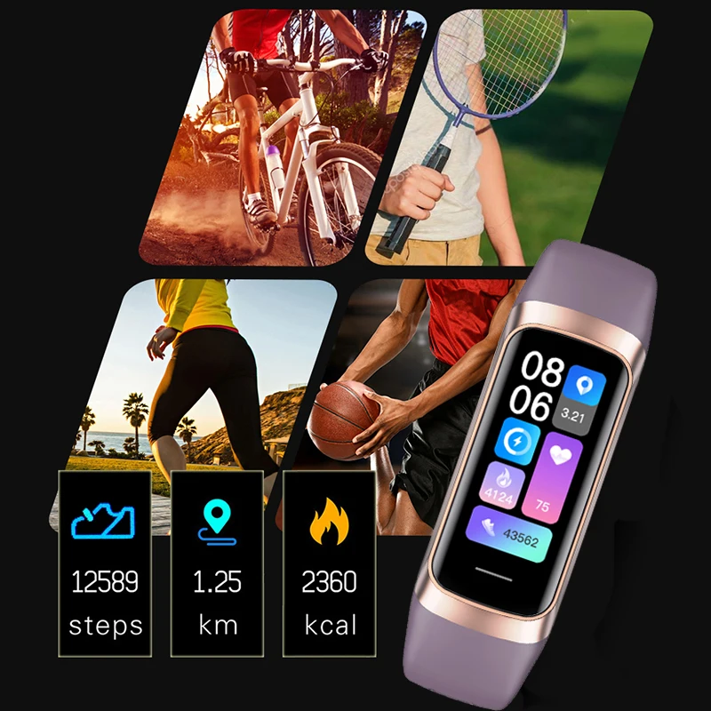 Смарт-часы Trosmart C60 женские спортивные фитнес-часы для Android iOS водонепроницаемые с