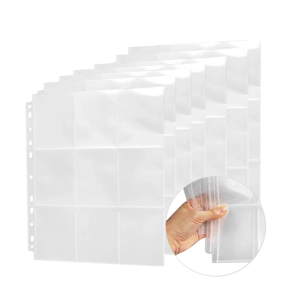 

Transparent for Home 90 Pockets Card Holder Photo Albums Album Pages Card Sleeves Gaming Card Card Storage Wallets Coin Holders