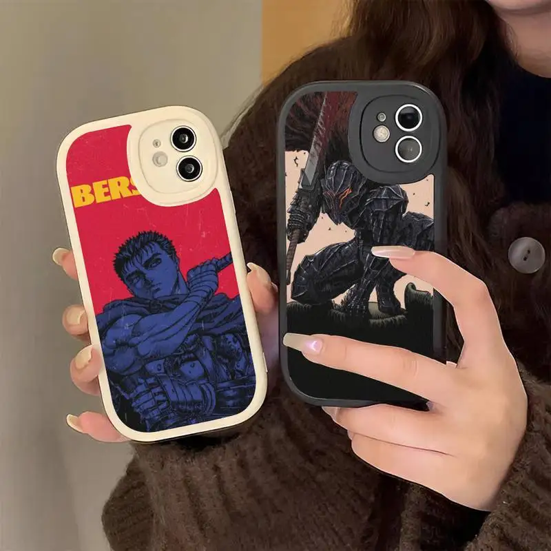 

Berserk Guts Anime Phone Case Hard Leather Phone Case For iPhone 14 13 12 Mini 11 14 Pro Max Xs X Xr 7 8 Plus