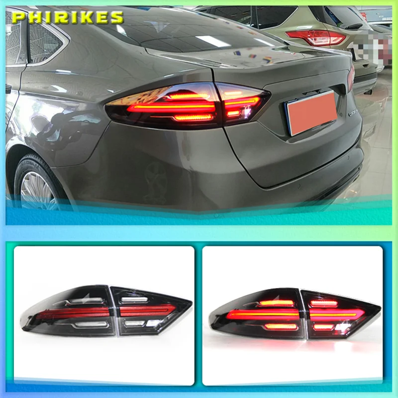 

4 Pieces For FORD Fusion Titanium Mondeo LED Tail Lamp 2014 2015 2016 Taillight Back Lamp Turning Light+Reverse+Parking+Running