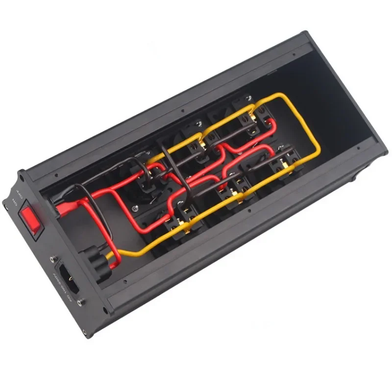 Hi-Fi аудио кондиционер переменного тока очиститель 6-удерживающий алюминиевый