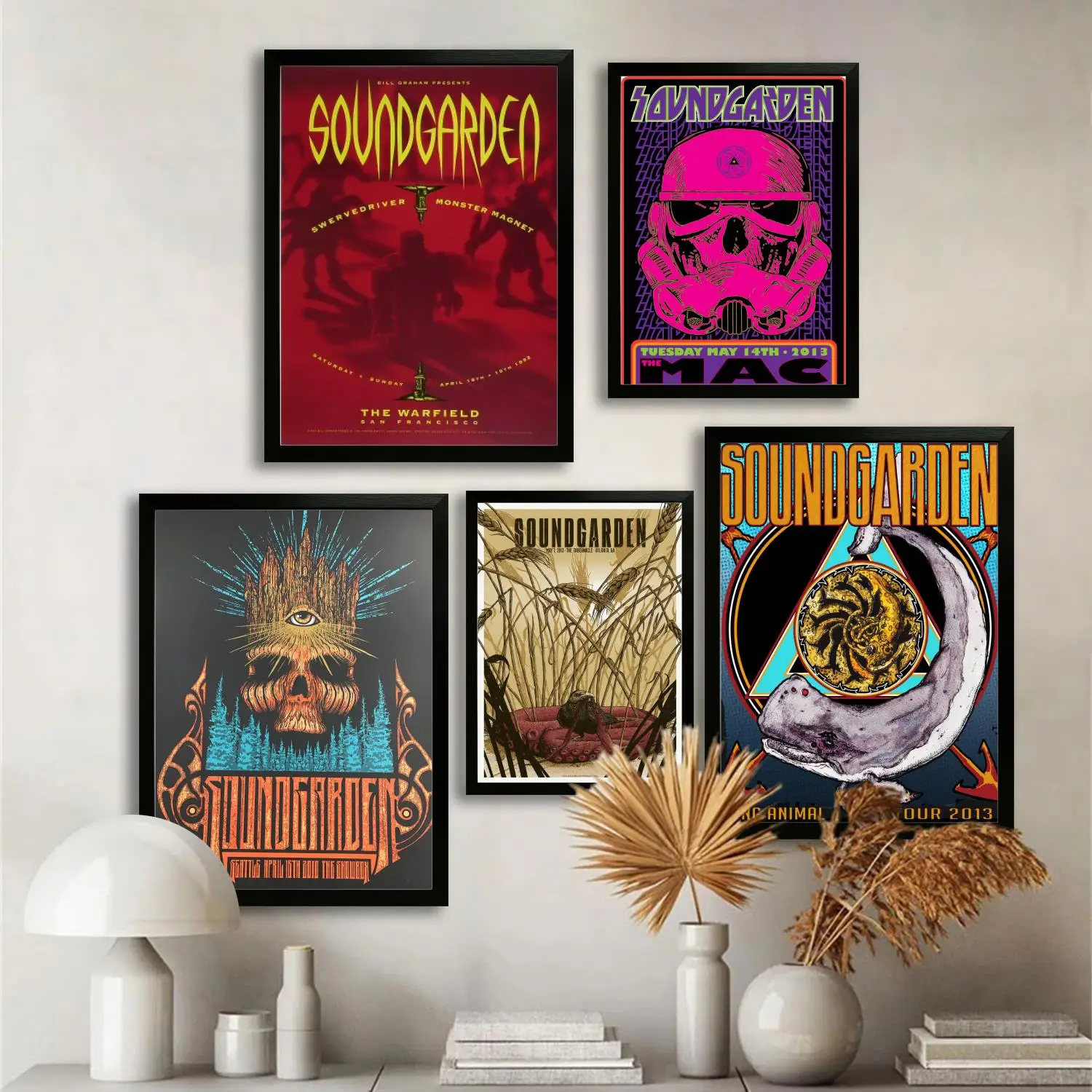 Художественный постер Soundgarden &quotСовременная семья&quot