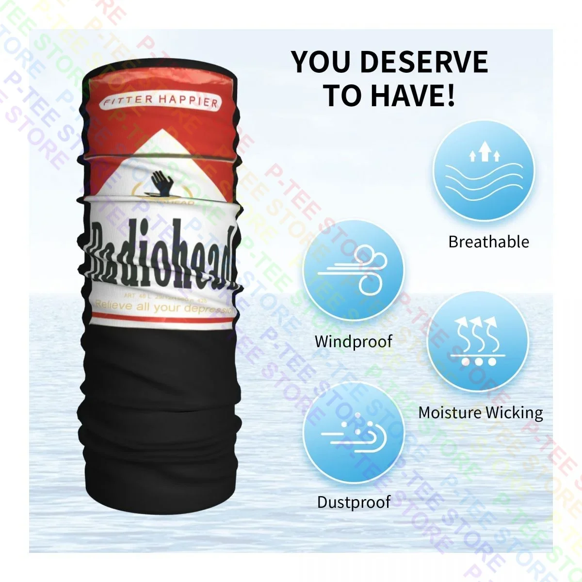 Radiohead Malboro гетры для курения бандана шарф маска лица теплая бега летней рыбалки