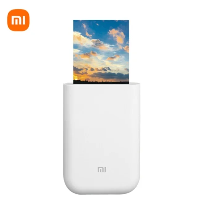 

Xiaomi Mijia AR Printer 300dpi Portable Photo Mini Pocket with DIY Share 500mAh Picture Printer Pocket Printer Work with Mijia