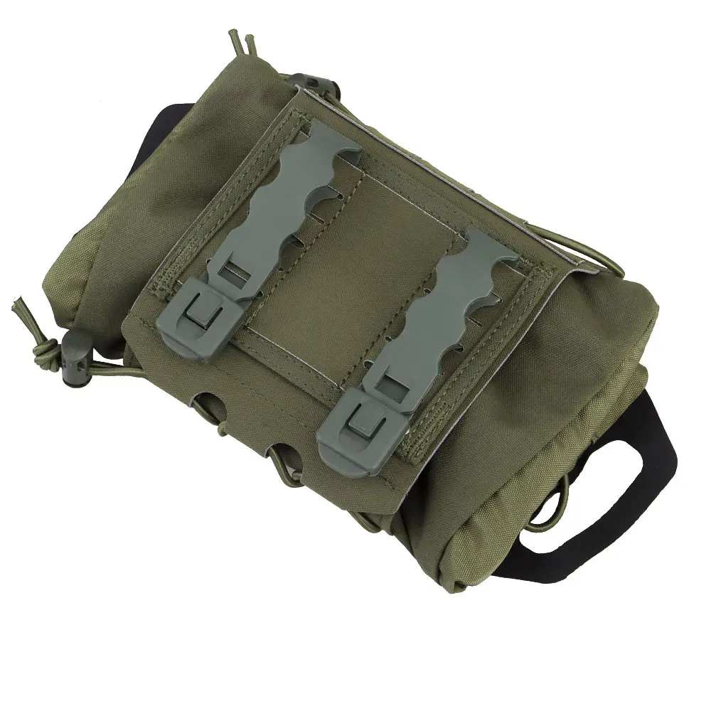 Фото IFAK Pouch MOLLE Сумка для выживания Открытая аптечка Охота Кемпинг Тактическая быстрое развертывание Аварийные мужские поясные сумки №3