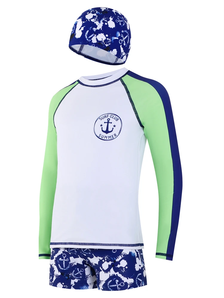 Купальник для мальчиков детский купальник новинка 2024 однотонный купальный