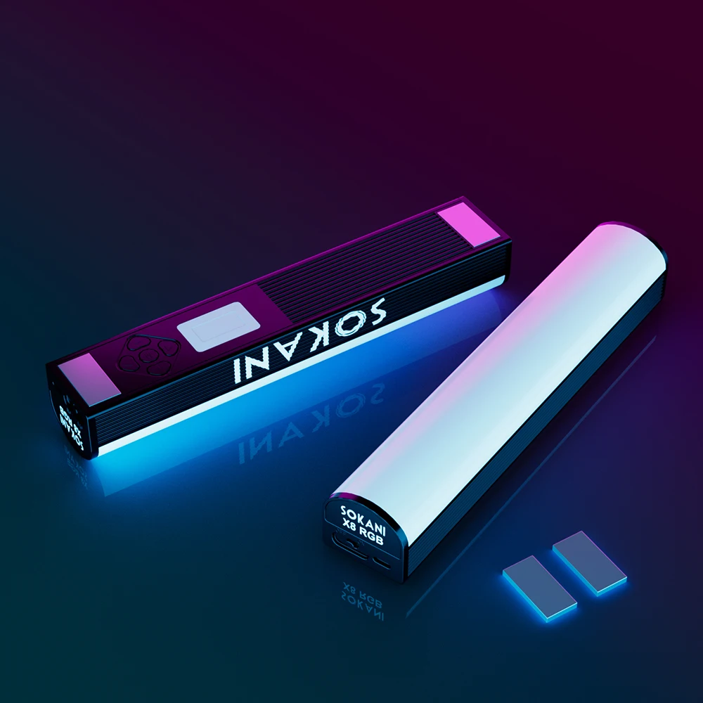 Портативная ручная лампа sokani X25 X8 RGB