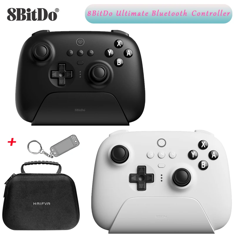 

8BitDo Ultimate Bluetooth Wireless Gaming Controller Hall No Drift with Charging Dock for Nintendo Switch Steam PC Windows 10 11