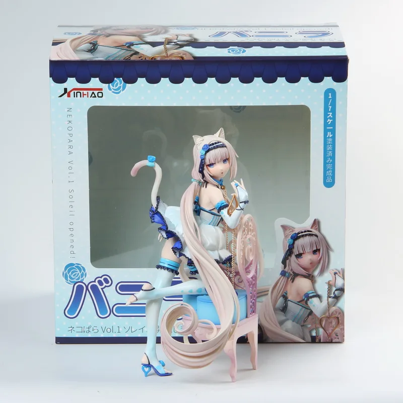 

Новинка 2019, оригинальная экшн-фигурка некопара чокола и ванили, масштаб 1/7, ПВХ, Аниме фигурки девушек, Аниме фигурки, модели, игрушки