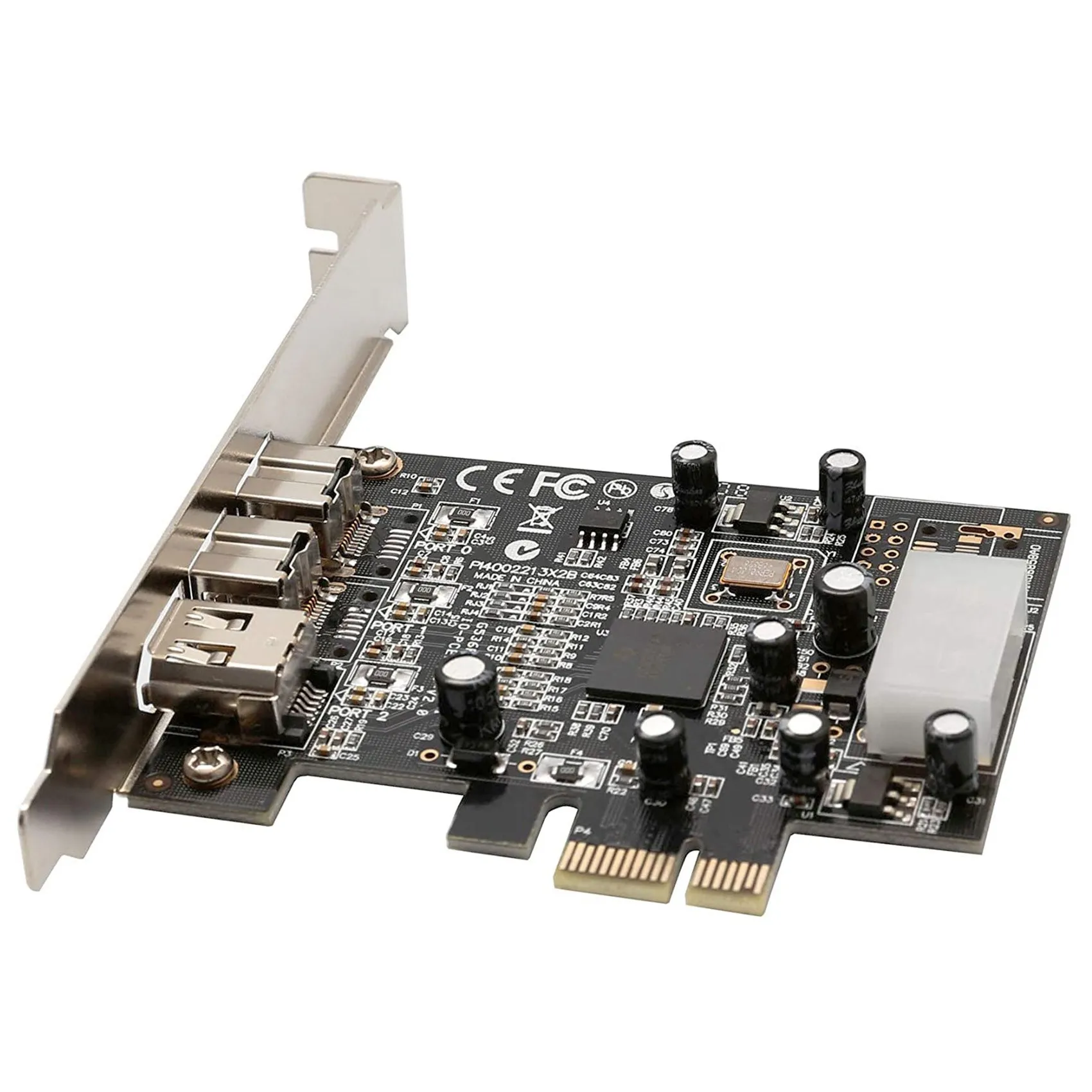 SY-PEX30016 3 порта IEEE 1394 Firewire 1394B &amp 1394A PCIe 1 X1 карта чипсета TI XIO2213B требует драйвер Legacy