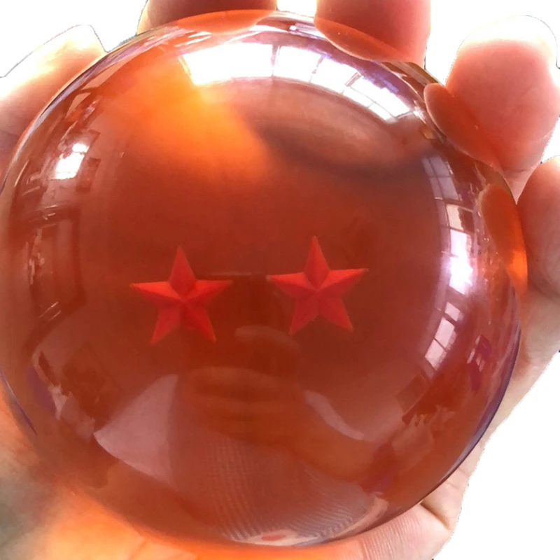 Экшн-фигурка аниме Драконий жемчуг оранжевая с 3D звездами из смолы коллекционная