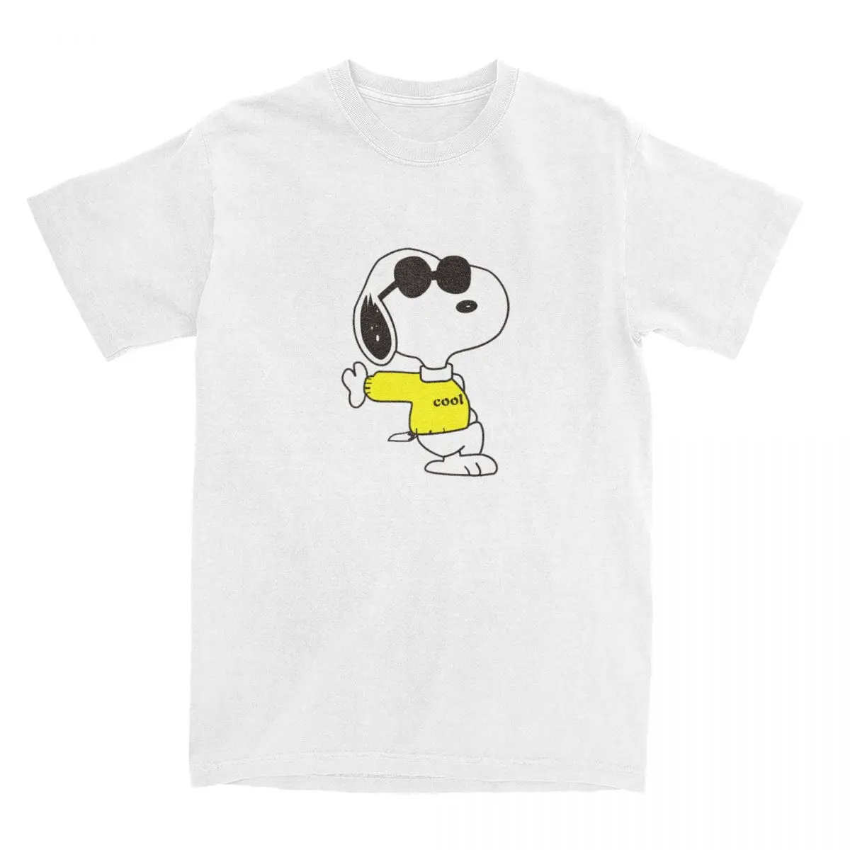 Арахис Снупи крутые Мужские Женские футболки товары Забавные хлопковые летние