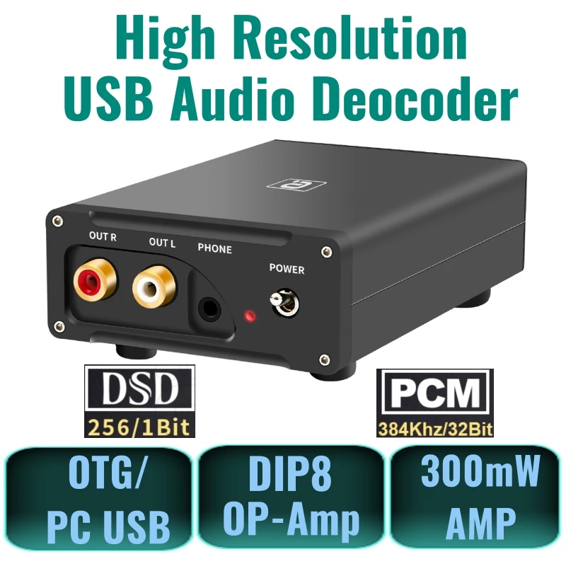 

Hi-Fi USB аудио декодер 32 бит 384 кГц DAC конвертер DSD ES9038Q2M декодирование стерео ПК OTG усилитель для наушников адаптер PS Gaming