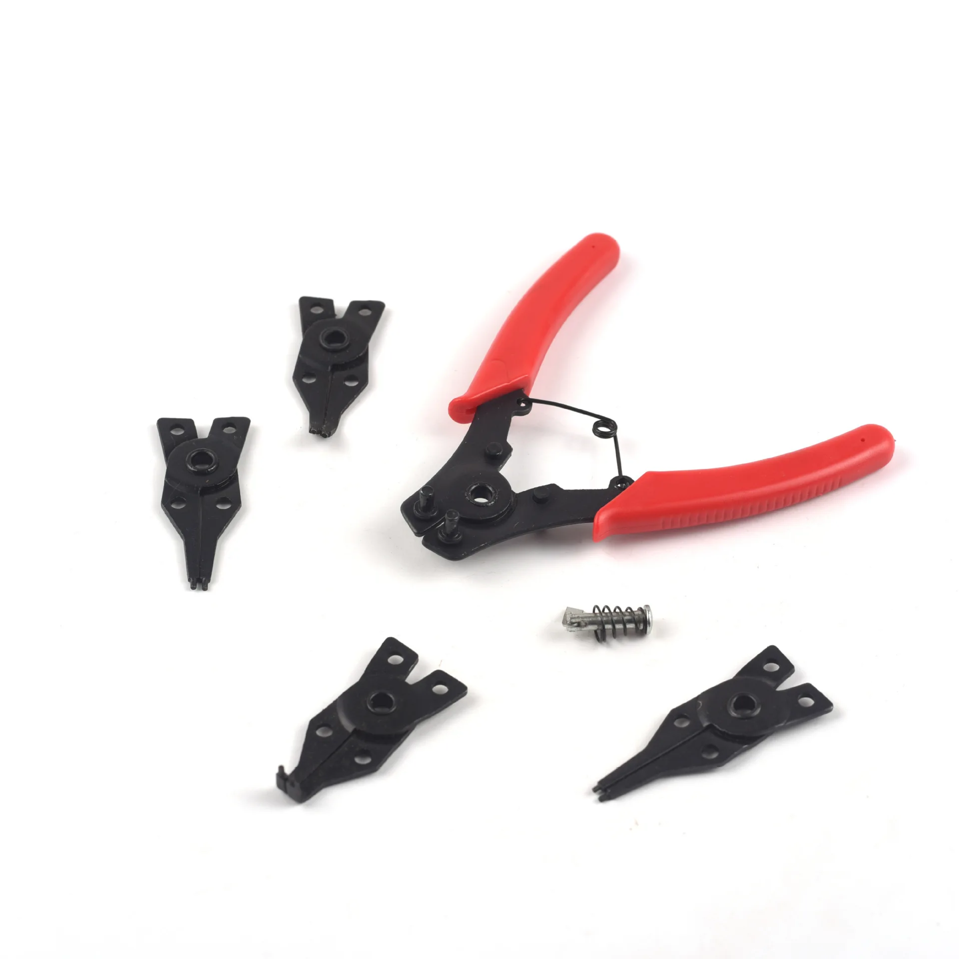 

Набор стопорных плоскогубцев 4 в 1, щипцы для обжима, многообжимные съемные Стопорные плоскогубцы, ручные инструменты