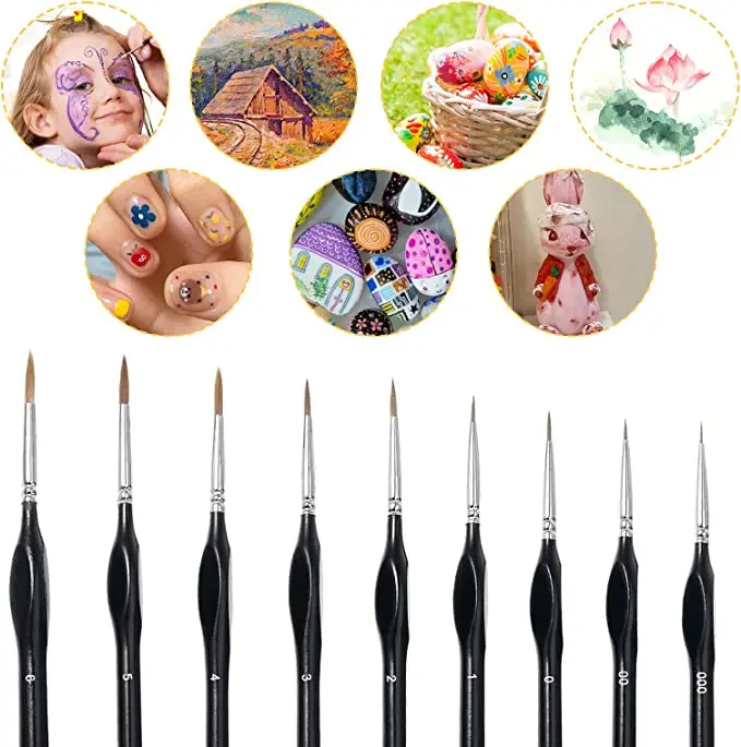 

9 шт., кисти для рисования