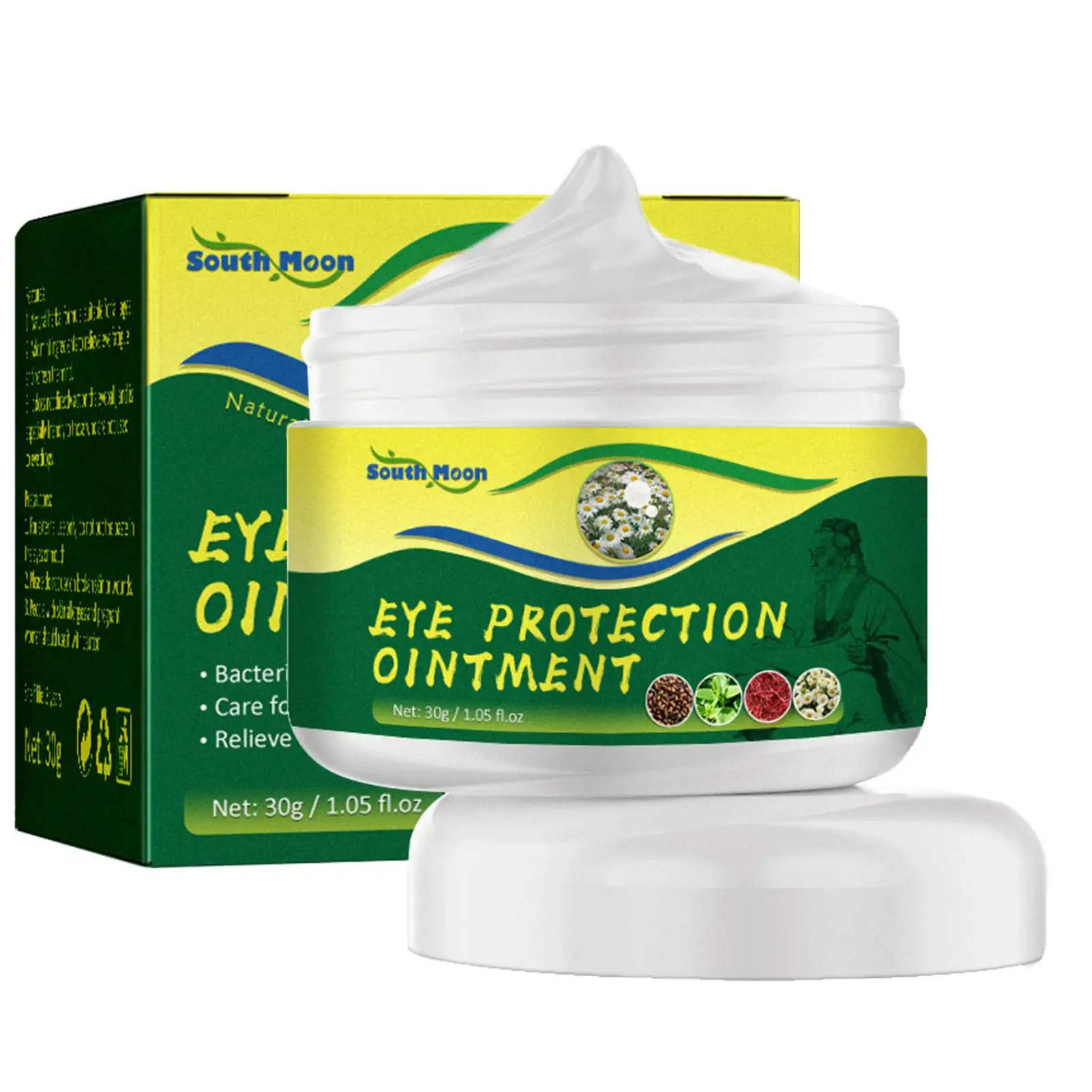 

30g Eye Care Cream Herbal Eye Protection Ointment For Relieve Red Eyes Dry Eyes Itchy Eyes Eye Fatigue Decreased Vision And