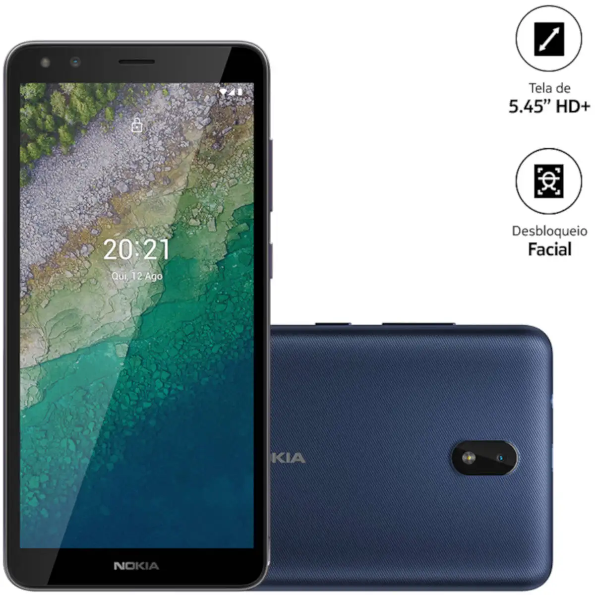 

SMARTPHONE C01 PLUS 1 + 32GB BLUE NK040