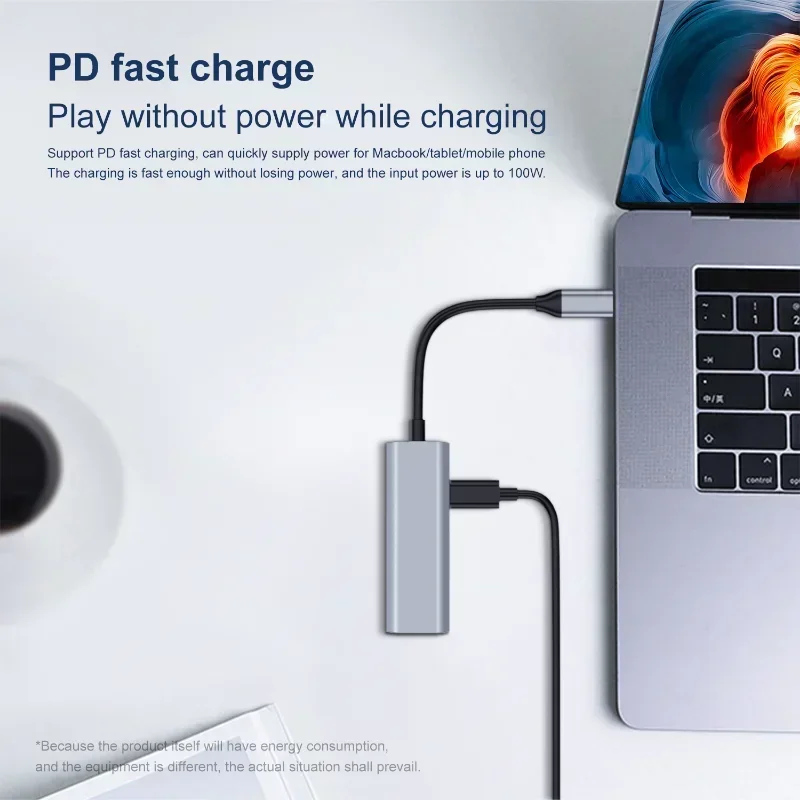 USB HUB 4K HD Adapter TYPE-C to 3-in-1 USB-C hub laptop expansion for MaBook Pro Ar M2 M1 with usb3.0 PD